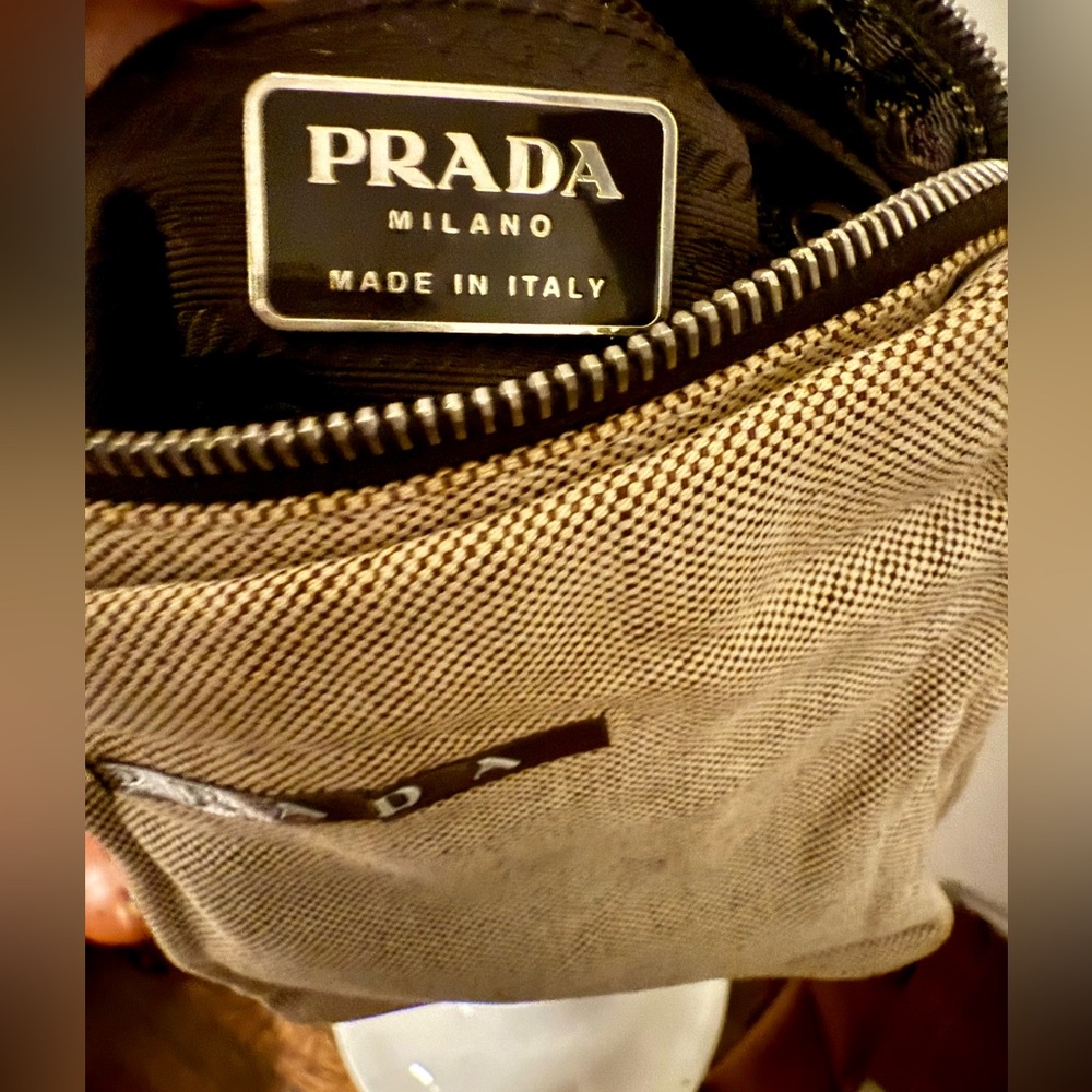 PRADA Tan Messenger Crossbody Bag - Picture 7 of 12